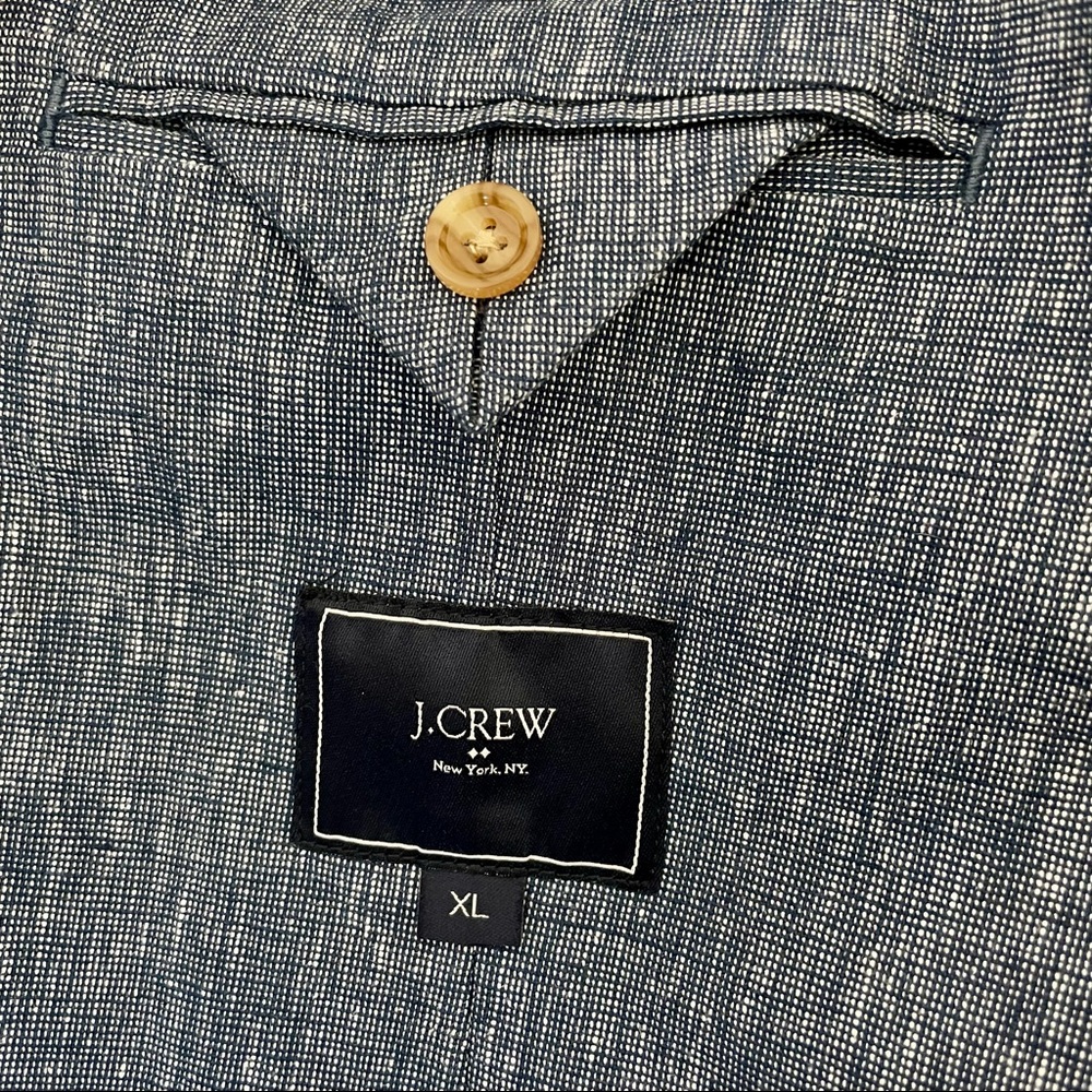 JCrew Unstructured Cotton Linen Blazer - Picture 6 of 6